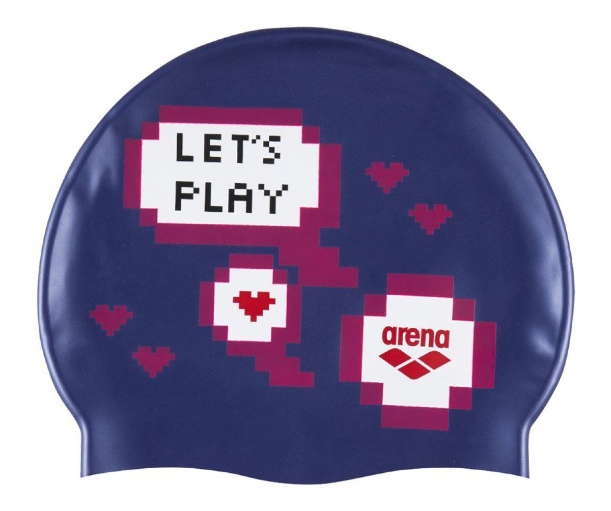 

Шапочка для плавания ARENA Print Junior (темно-синий) 94171/219, Print Junior