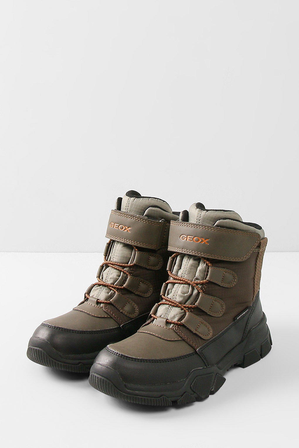 

Ботинки Geox J16CSA0FU50CA37L military/dk orange, 29, Коричневый, J16CSA0FU50CA37L