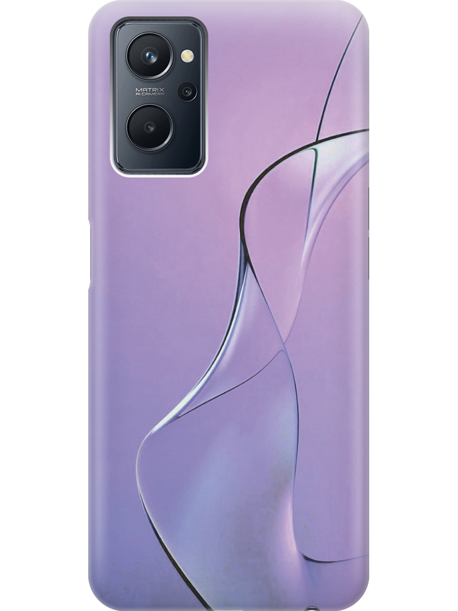 

Силиконовый чехол на Realme 9i с принтом "Сиреневый изгиб", Прозрачный;розовый;фиолетовый, 740189431