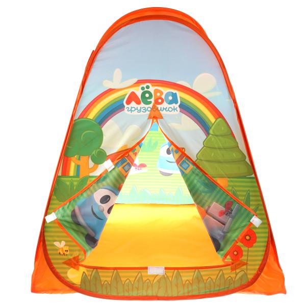 фото Палатка детская игровая грузовичок лёва 81х90х81см, в сумке тм играем вместе