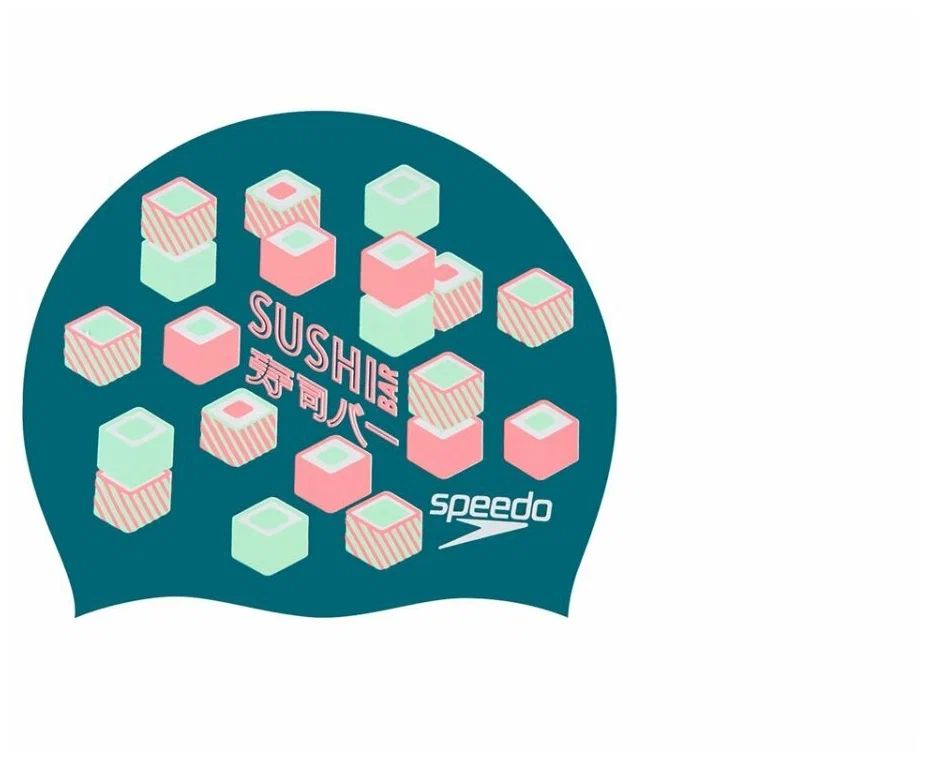 

Шапочка для плавания SPEEDO Slogan Print Cap 8-08385D434/D434 (зеленый)