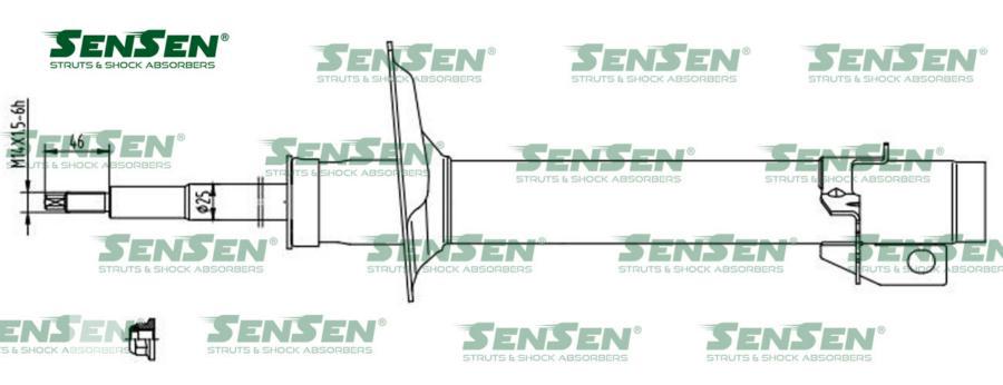 Стойка Амортизаторная Передняя Citroen Jumper 2.0d-3.0d 06> , Fiat Ducato 2.0d-3.0d 06> ,