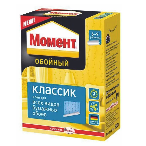 Клей обойный Момент классик 200г