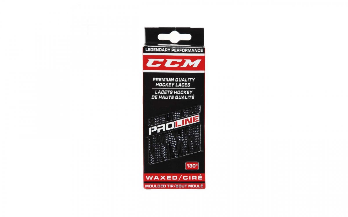 

Шнурки хоккейные CCM Lace Proline Wax р.244 (черный), Lace Proline Wax