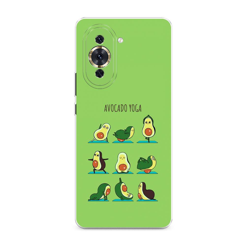 

Чехол Awog на Huawei Nova 10 Pro "Авокадо йога", Разноцветный, 6109050-10
