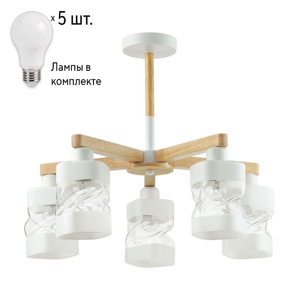 Люстра Combo Lustr с лампочками Lumion Bonnie 4491/5C+Lamps