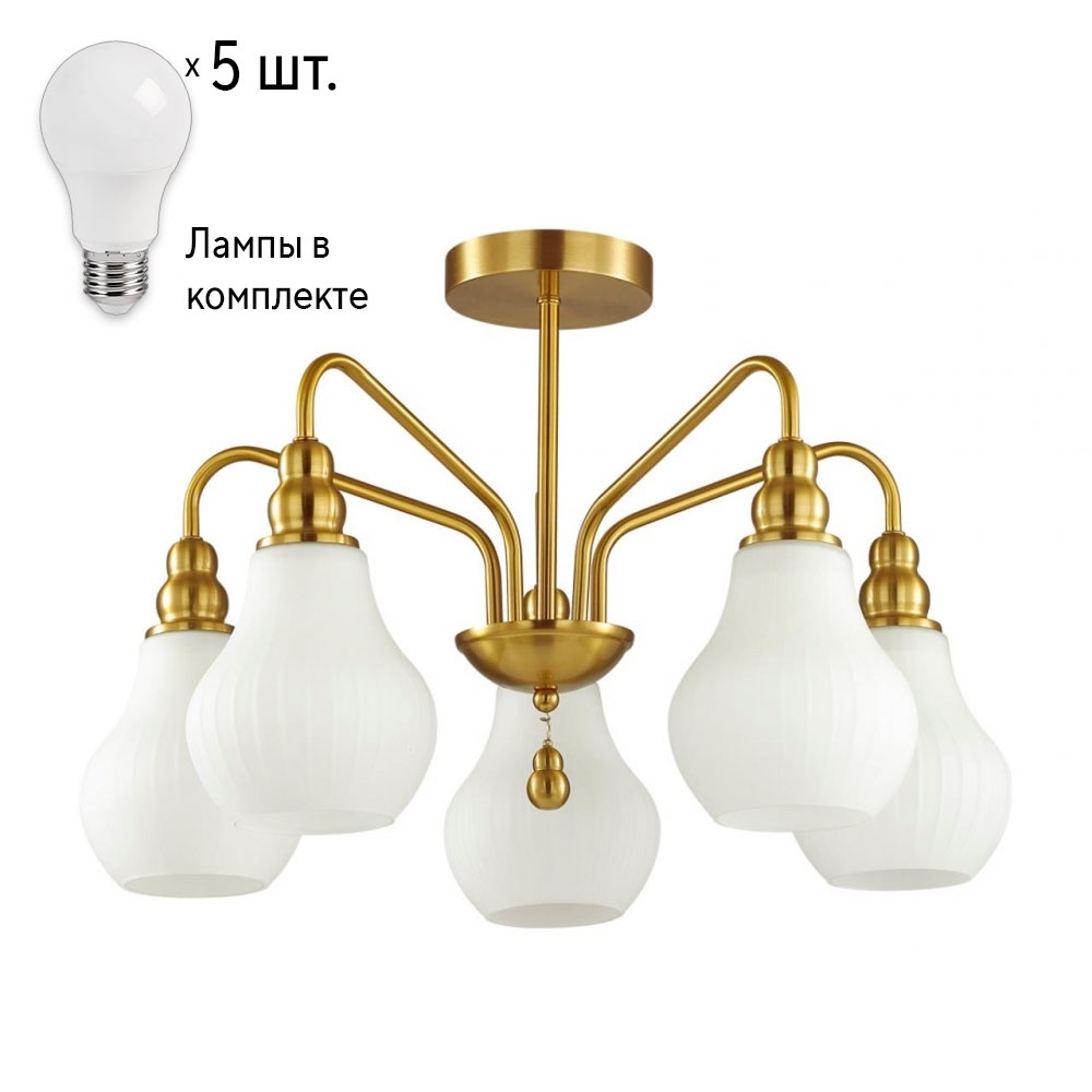 

Люстра Combo Lustr с лампочками Lumion Eleonora 4562/5C+Lamps