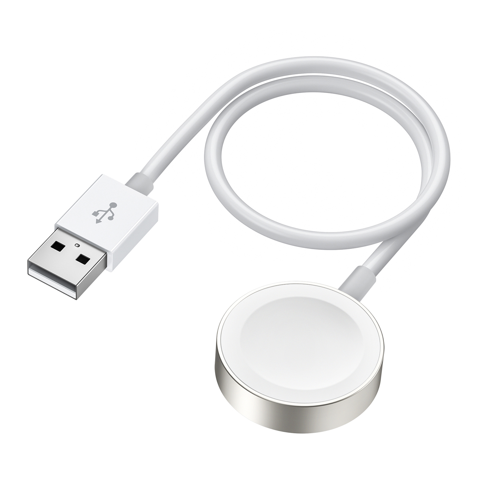 Зарядное USB устройство JOYROOM 30см для Apple Watch - белое