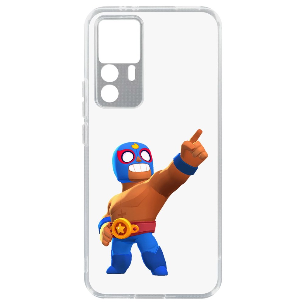 

Чехол-накладка Кейс Brawl Stars-Эль Примо для Xiaomi 12T, Прозрачный
