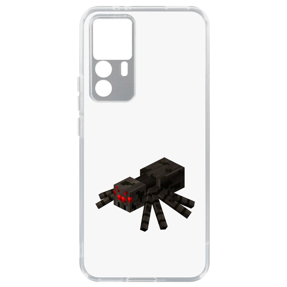 

Чехол-накладка Кейс Minecraft-Паук для Xiaomi 12T, Прозрачный