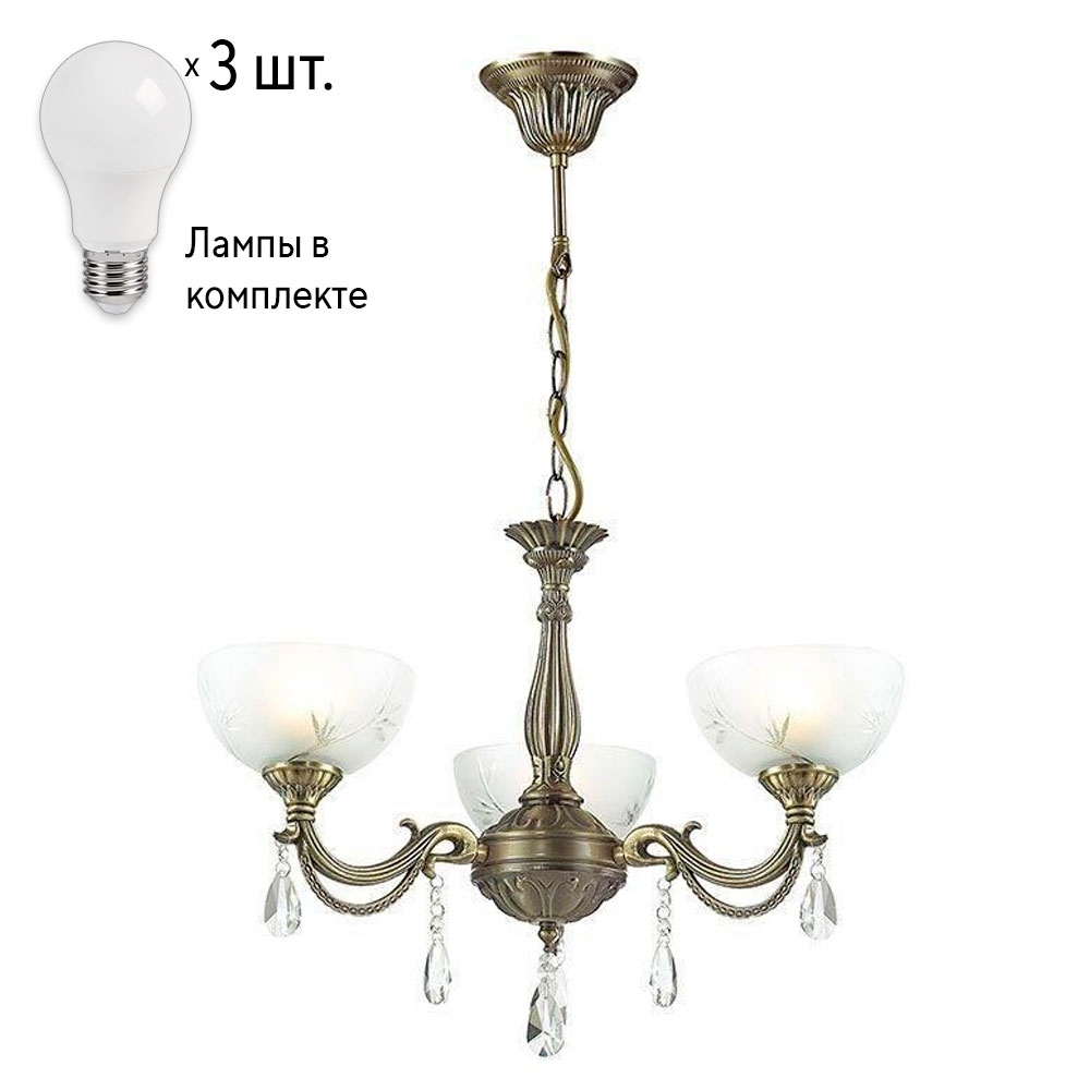

Люстра Combo Lustr с лампочками Lumion Nora 2958/3+Lamps