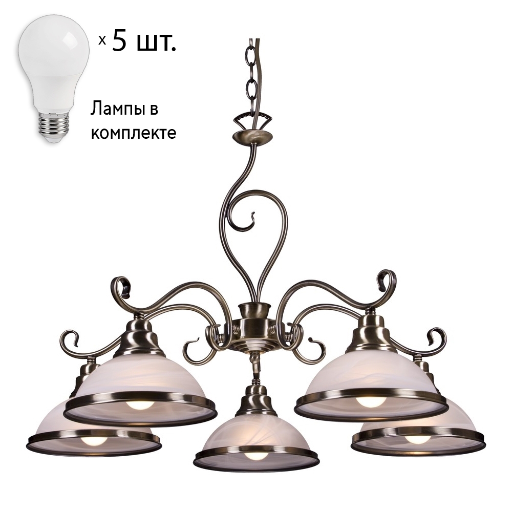 

Люстра Combo Lustr с лампочками Velante 357-503-05+Lamps