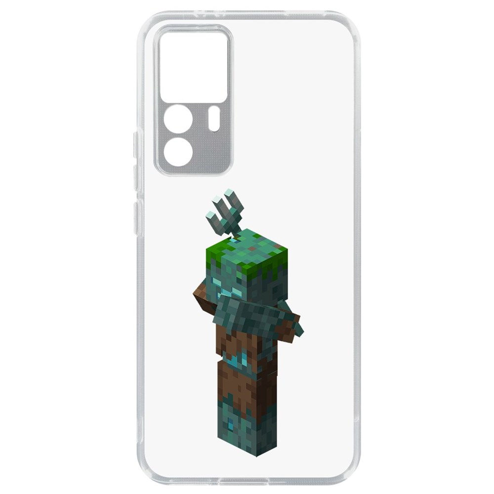

Чехол-накладка Кейс Minecraft-Утопленник для Xiaomi 12T, Прозрачный
