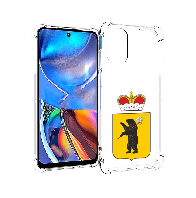 

Чехол MyPads герб-ярославская-область для Motorola Moto E32, Прозрачный, Tocco