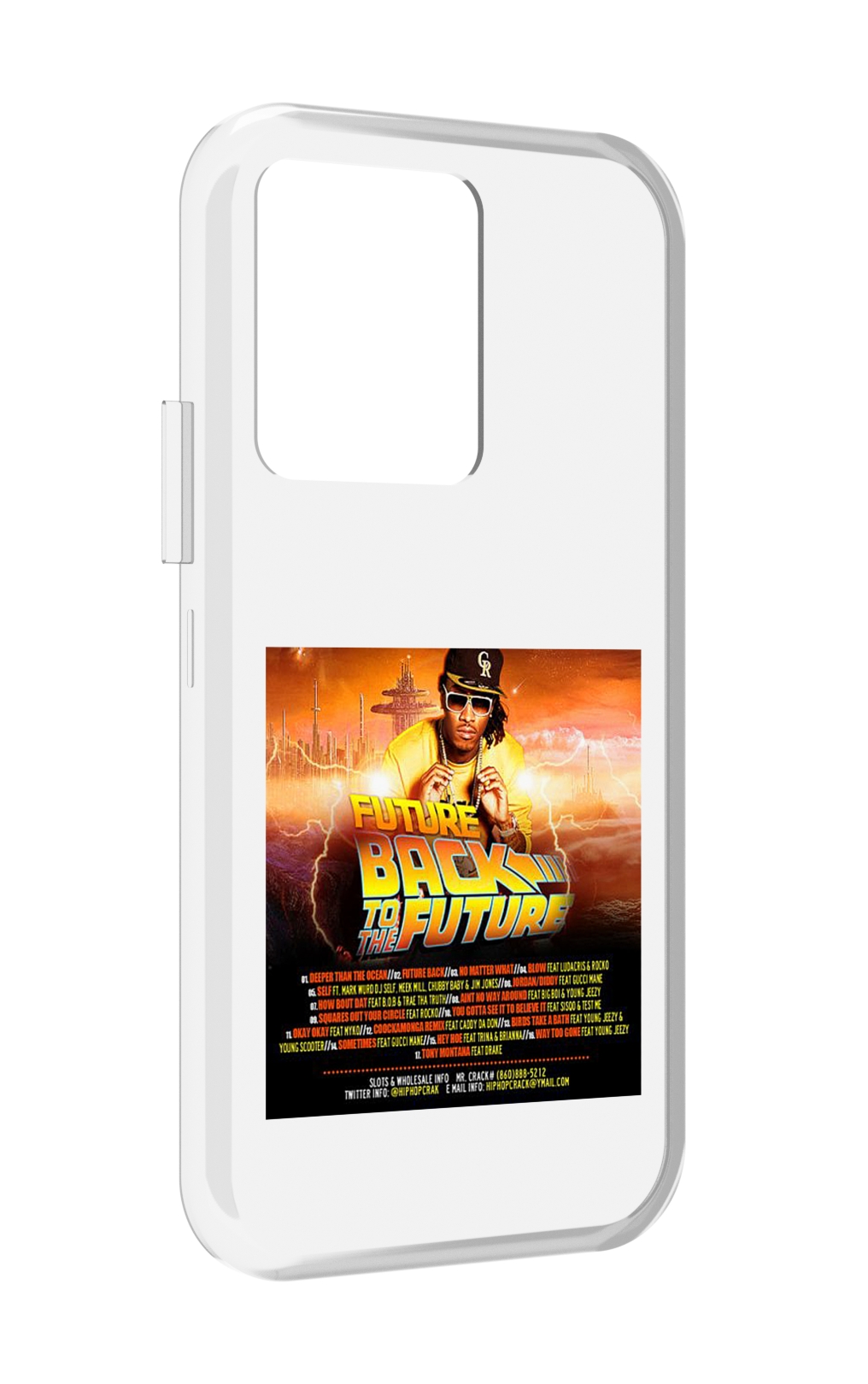 

Чехол MyPads Future - Back To The Future для Vivo iQOO 10, Прозрачный, Tocco