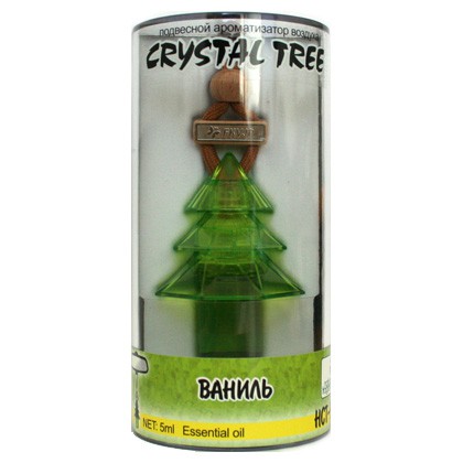 

KGHCT-92 Ароматизатор воздуха "Crystal Tree" Ваниль (5мл), Зеленый