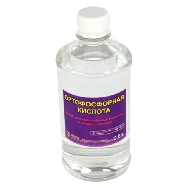 

Коннектор Ортофосфорная кислота - 0,5л. (высокоактивный флюс для пайки)
