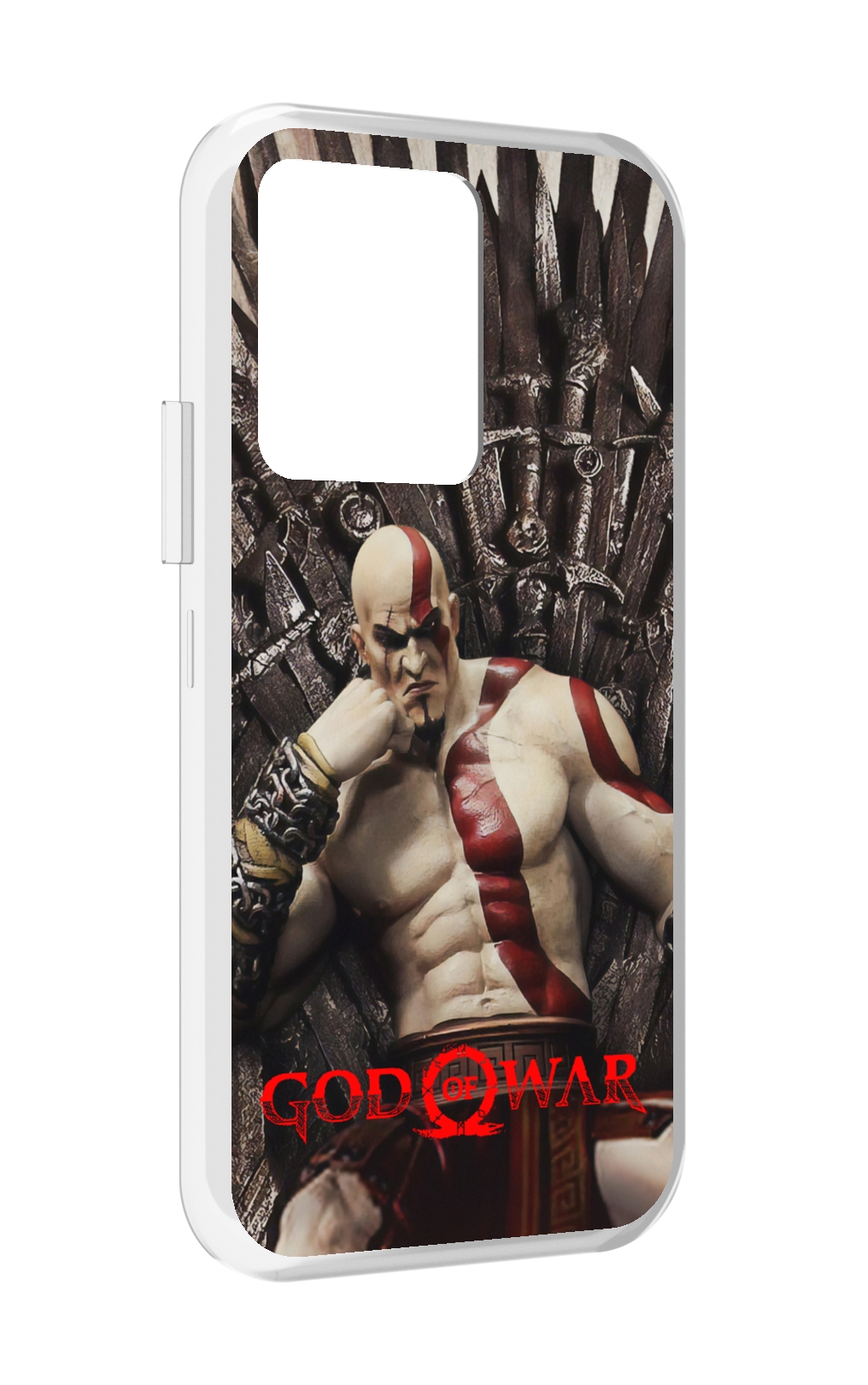

Чехол MyPads God of War Кратос для Vivo iQOO 10, Прозрачный, Tocco