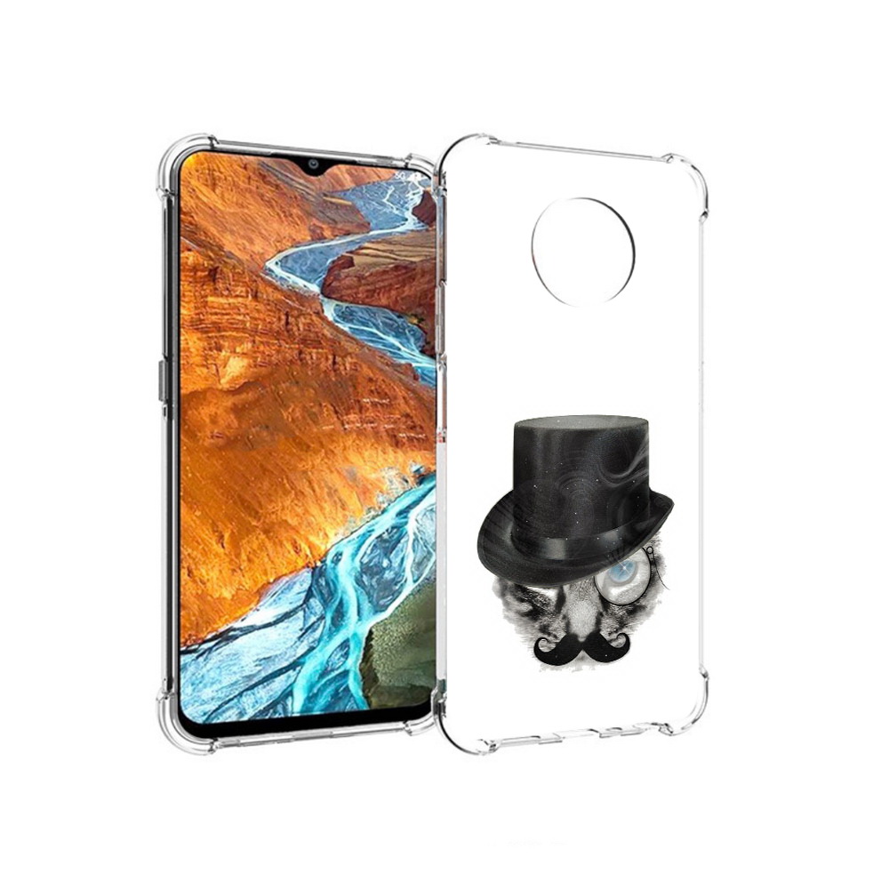 

Чехол MyPads Tocco для Nokia G300 интелегентный кот (PT224563.108.378), Прозрачный, Tocco