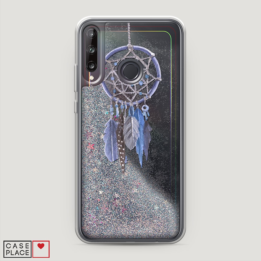 

Чехол Awog на Huawei P40 lite E/Honor 9C/Y7p "Синий ловец снов акварель", Разноцветный, 6103391-1