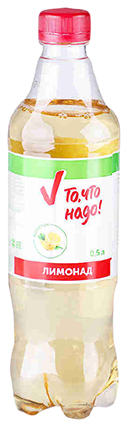 

Газированный напиток То, что надо! Лимонад 0,5 л
