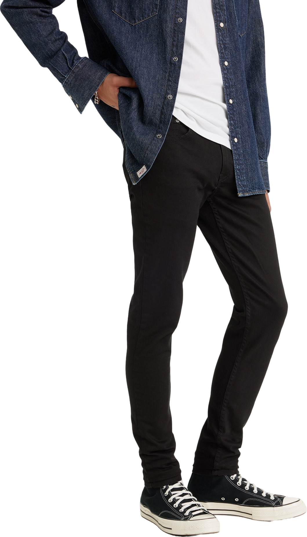 

Джинсы мужские Levi's Men Skinny Taper Jeans черные 31/34, Черный, Men Skinny Taper Jeans