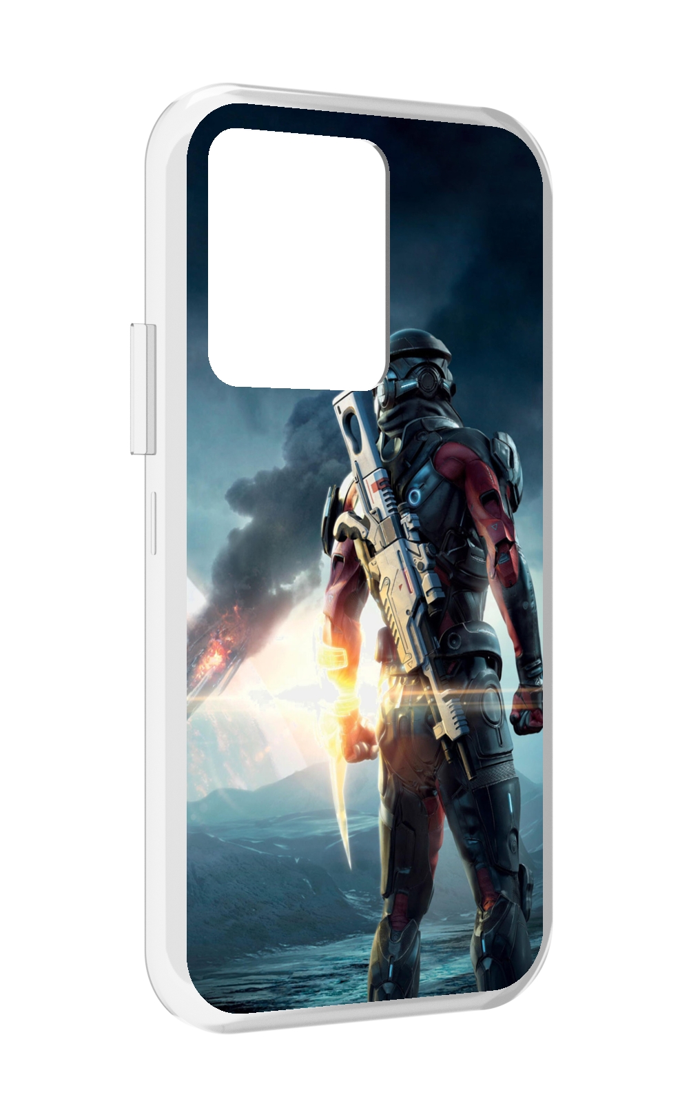

Чехол MyPads Mass Effect Andromeda Ryder для Vivo iQOO 10, Прозрачный, Tocco