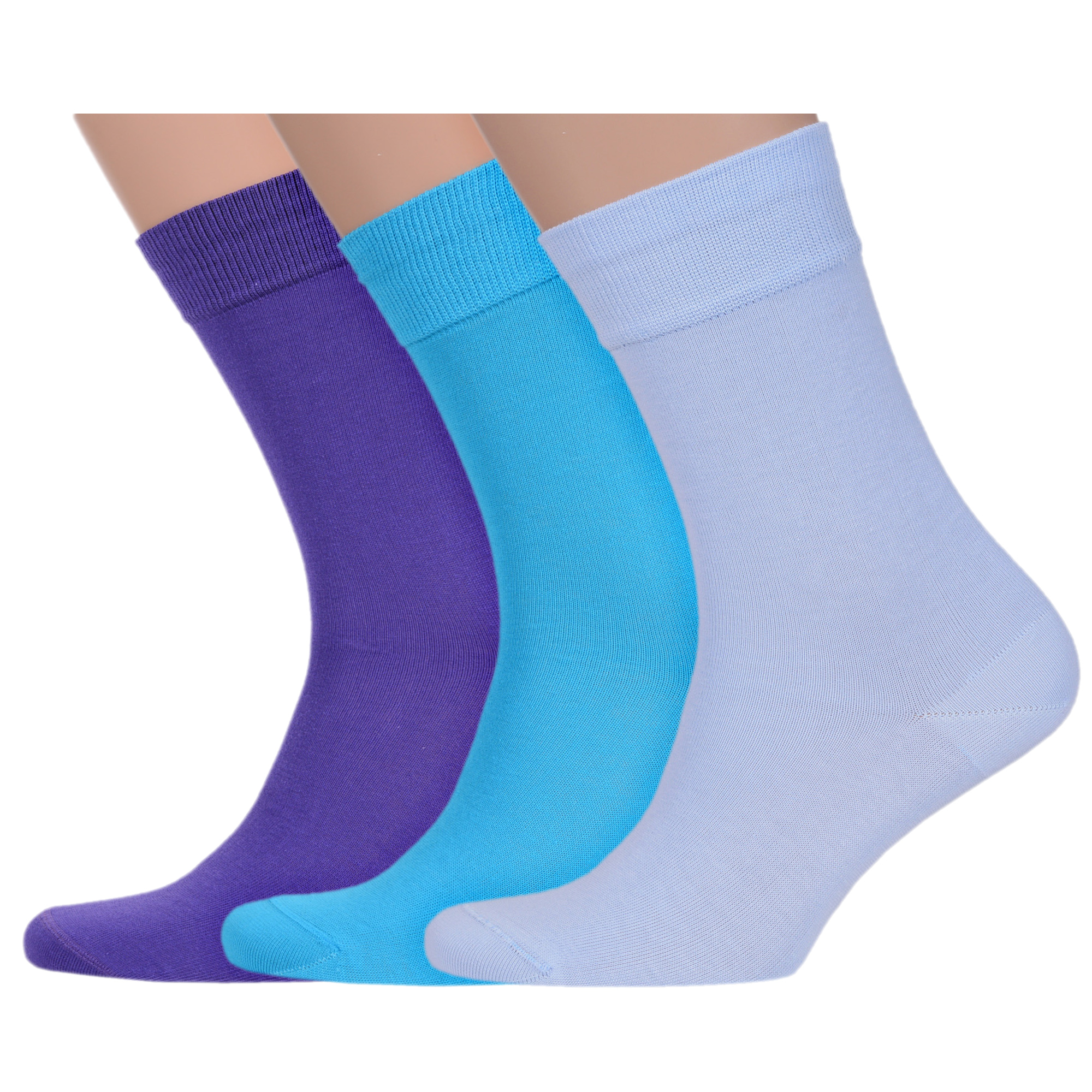 

Набор носков мужской LorenzLine мультиколор 25, Бирюзовый;голубой;фиолетовый, 3-К1