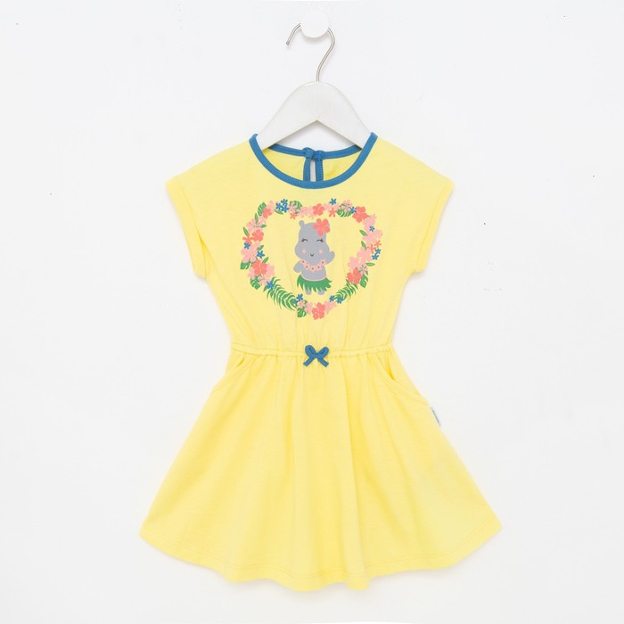 Платье детское Bembi Р00008571, жёлтый, 74