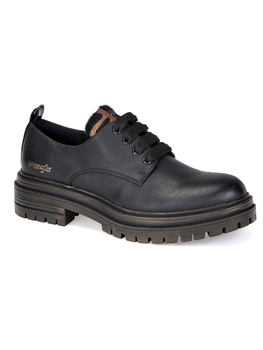 

Полуботинки женские Wrangler WL02639-062 черные 40 EU, WL02639-062