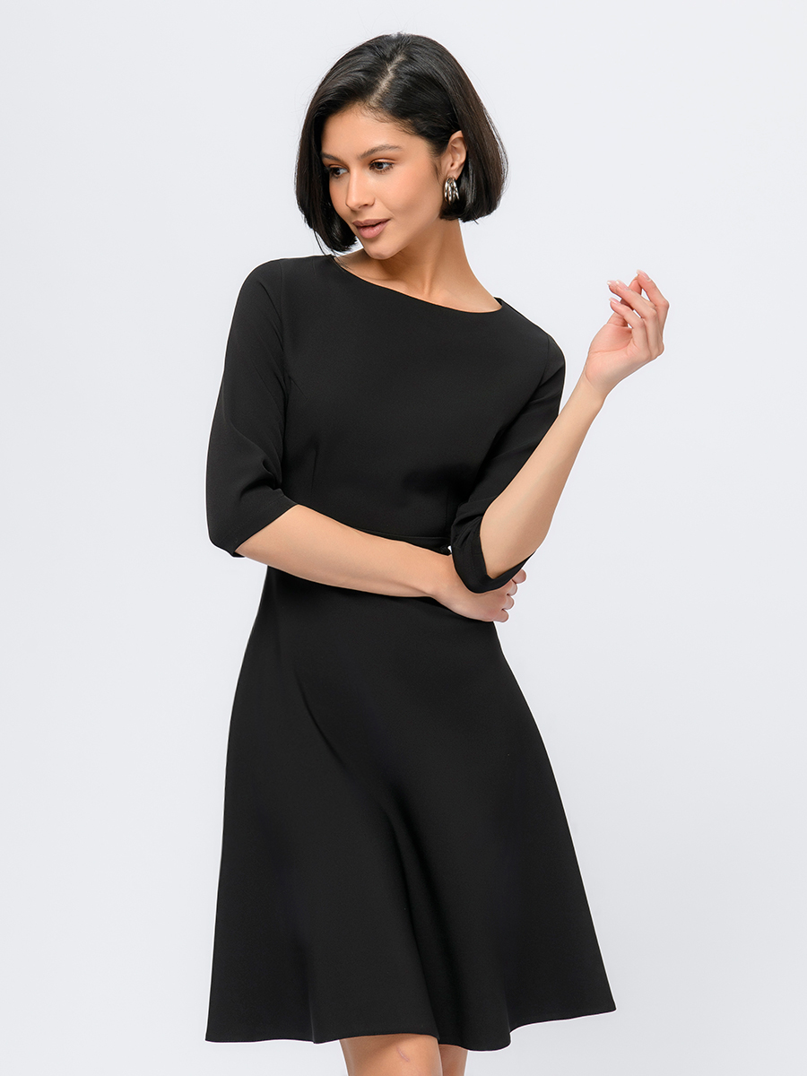 

Платье женское 1001dress 100928 черное 40 RU, Черный, 0100928