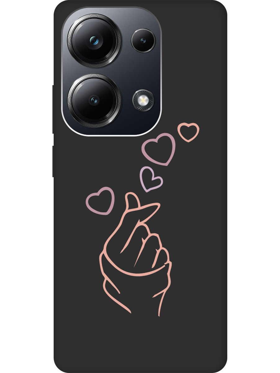 

Чехол на Xiaomi Redmi Note 13 Pro 4G / Poco M6 Pro 4G "K-Heart" Soft Touch черный, Черный;розовый;фиолетовый, 20012098