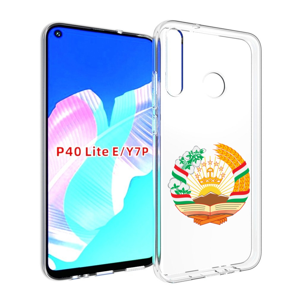 

Чехол бампер MyPads герб-таджикистана для Huawei P40 Lite E, Прозрачный, Tocco