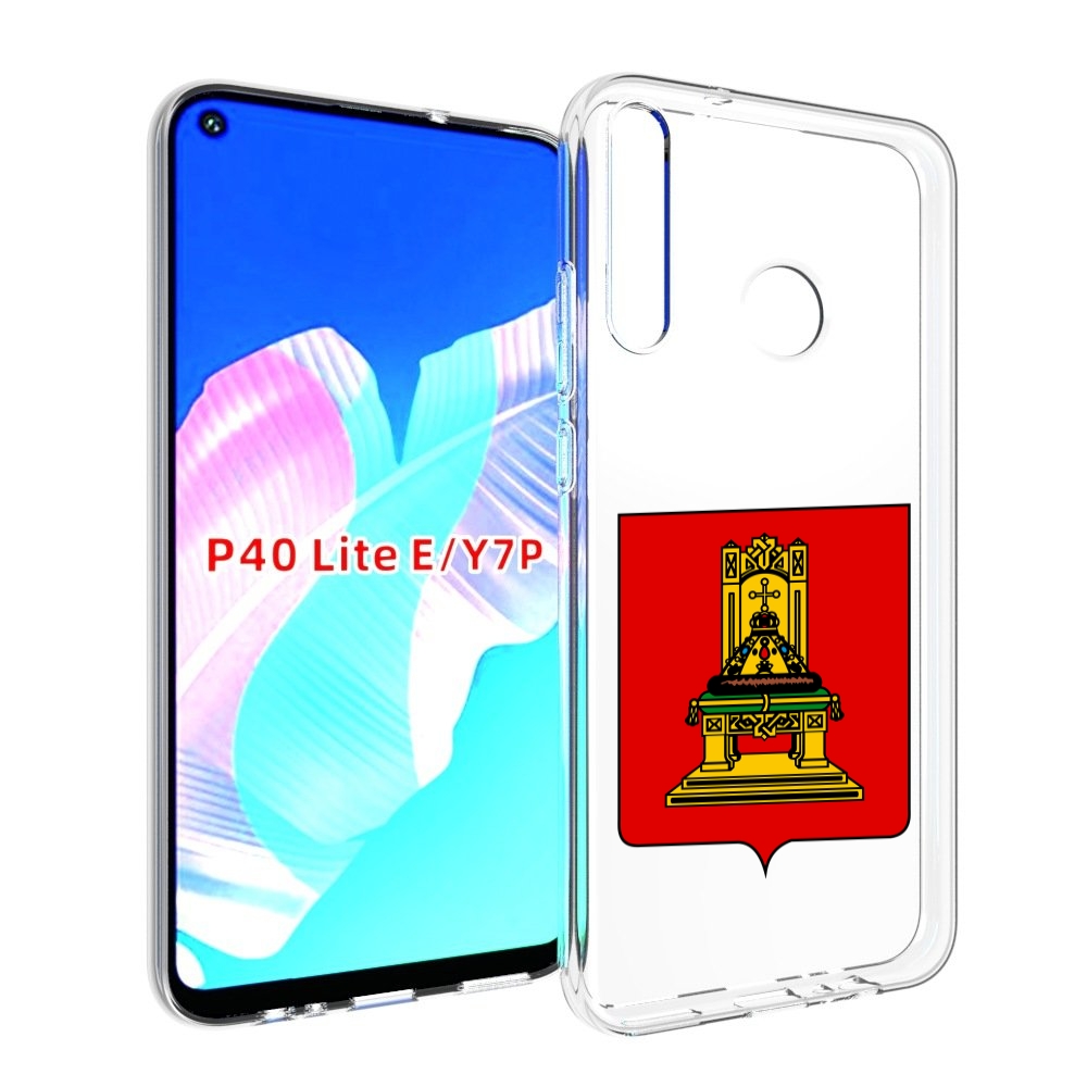 

Чехол бампер MyPads герб-тверская-область для Huawei P40 Lite E, Прозрачный, Tocco