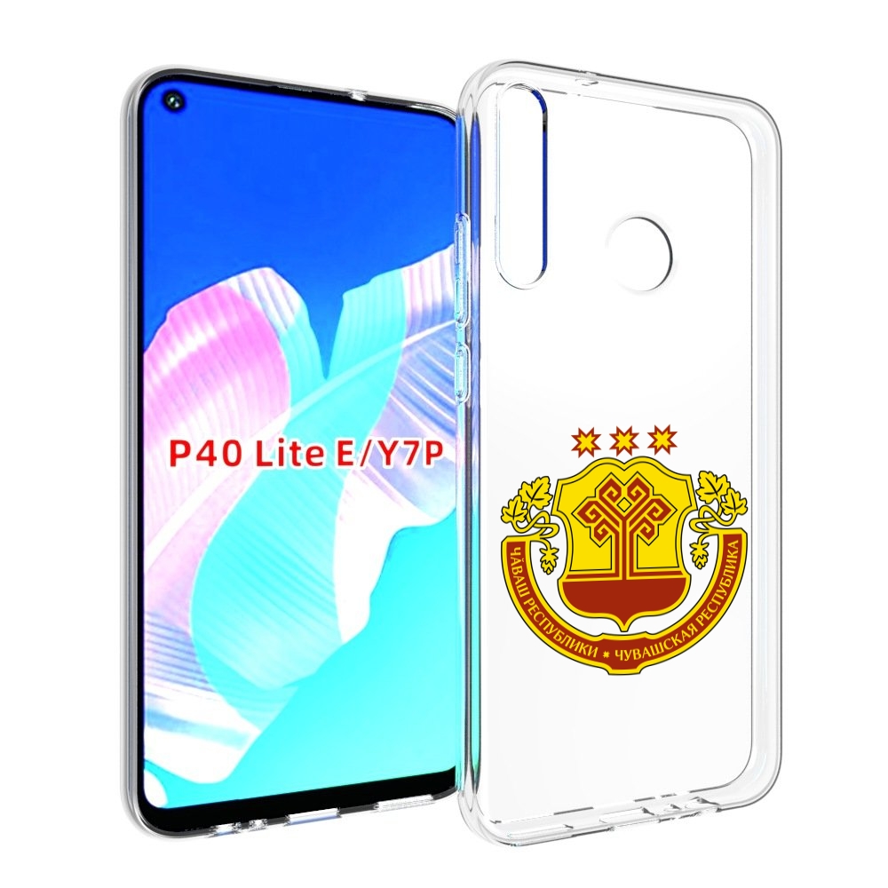 Чехол бампер MyPads герб-чувашии-чебоксары для Huawei P40 Lite E