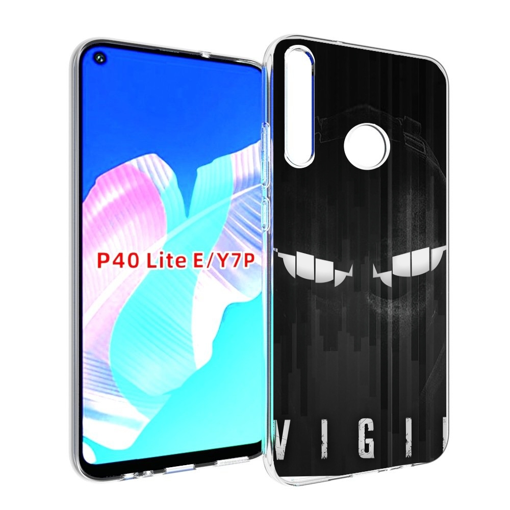 

Чехол бампер MyPads глаза-в-ночи для Huawei P40 Lite E, Прозрачный, Tocco