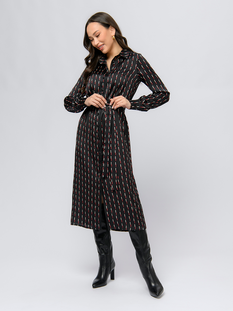 

Платье женское 1001dress 103119 черное 56 RU, Черный, 0103119