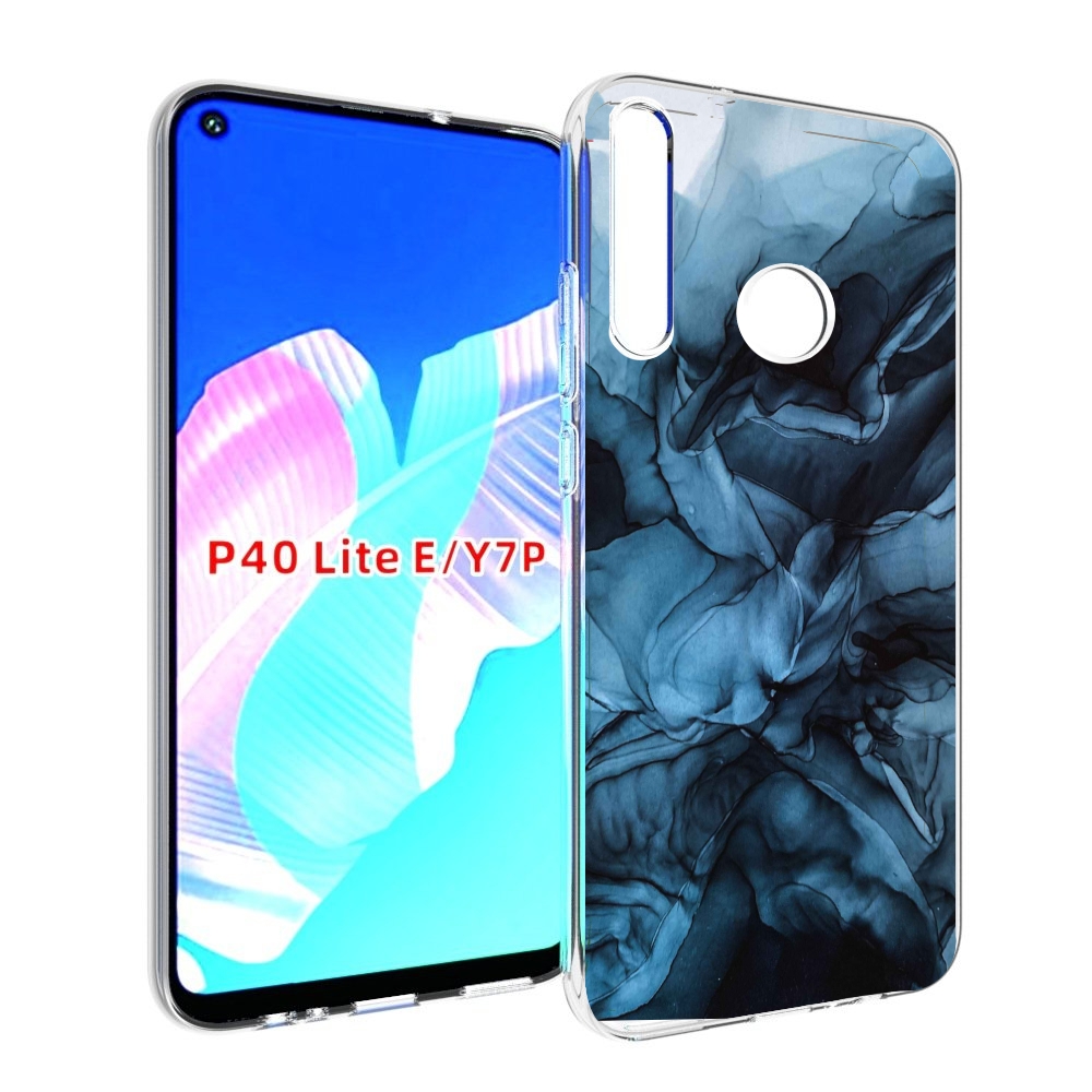 

Чехол бампер MyPads голубой дымок для Huawei P40 Lite E, Прозрачный, Tocco