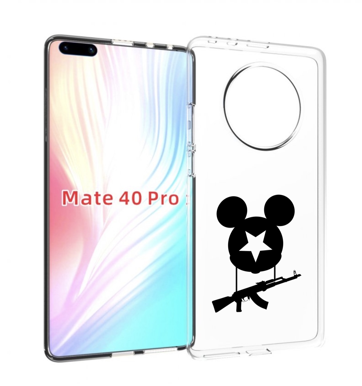 

Чехол MyPads АК Микки для Huawei Mate 40 Pro (NOH-NX9), Прозрачный, Tocco