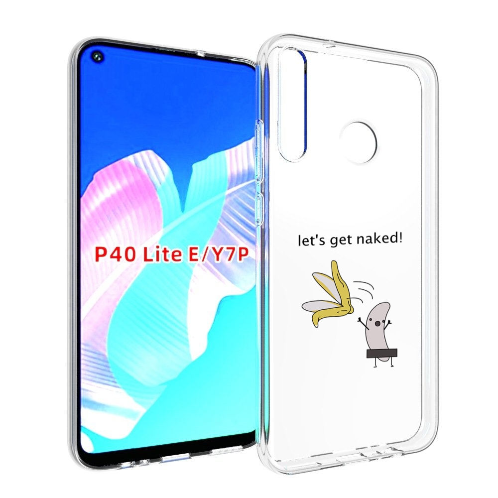 

Чехол бампер MyPads голый-банан для Huawei P40 Lite E, Прозрачный, Tocco