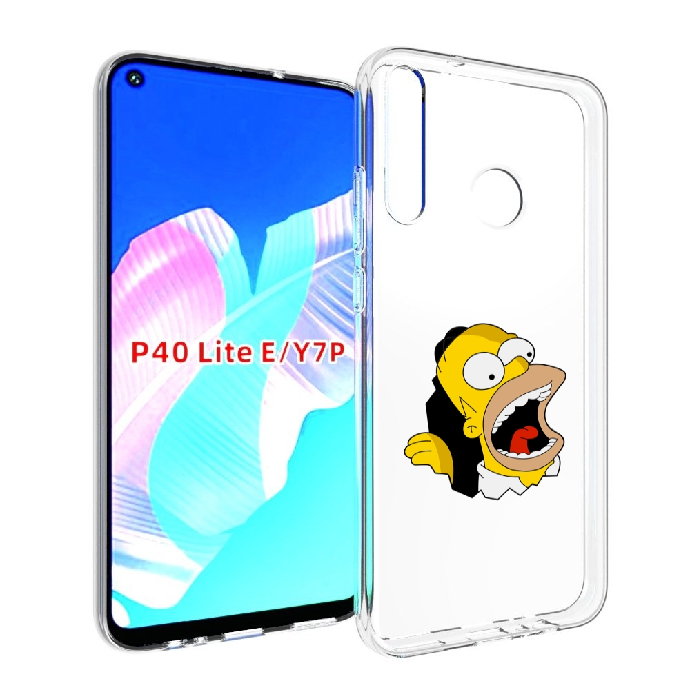 Чехол бампер MyPads гомер-голодный для Huawei P40 Lite E