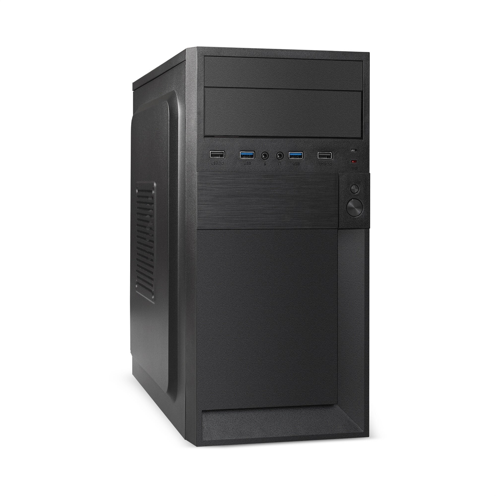 Корпус компьютерный ExeGate BAA-105U2-01-AA500 (EX291148RUS-mATX) черный