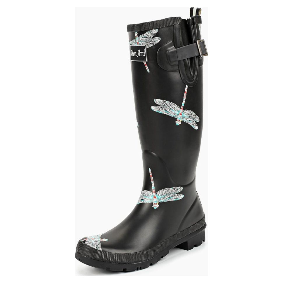 фото Резиновые сапоги женские monami vma-18 черные 36 eu