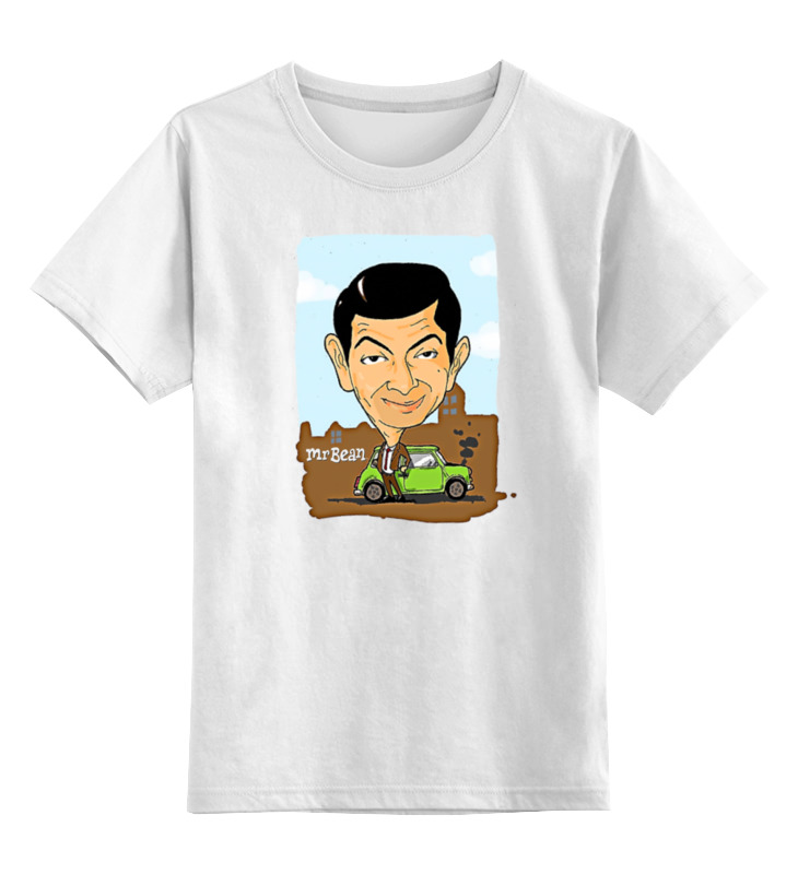 

Детская футболка классическая Printio Mr.bean, р. 152, Белый, 0000000680247