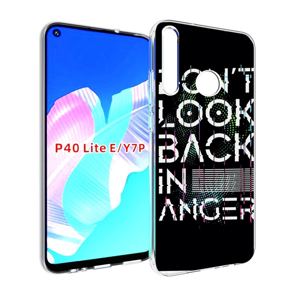 

Чехол бампер MyPads графический-текст для Huawei P40 Lite E, Прозрачный, Tocco