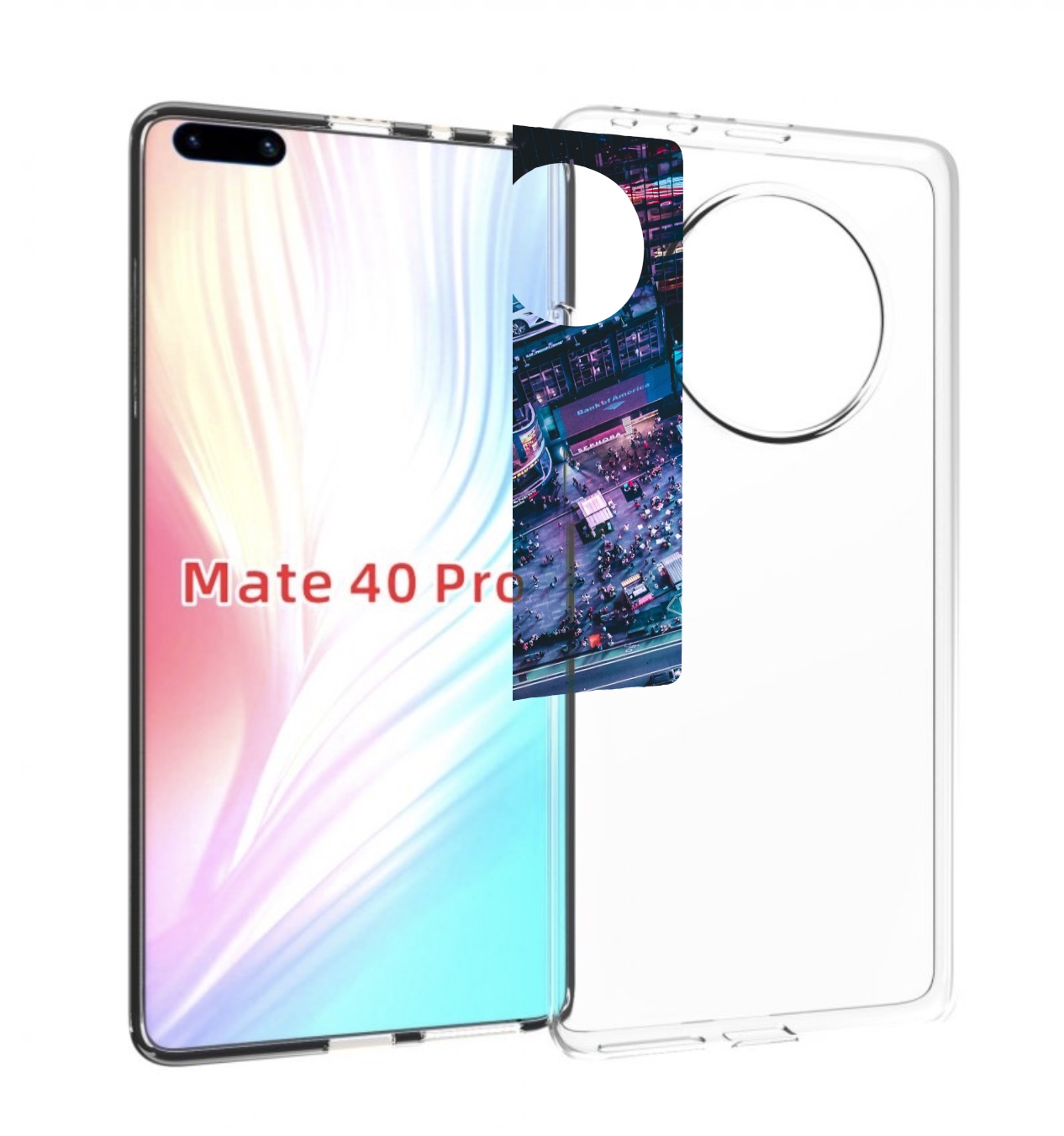 фото Чехол mypads парень на крыше для huawei mate 40 pro (noh-nx9)