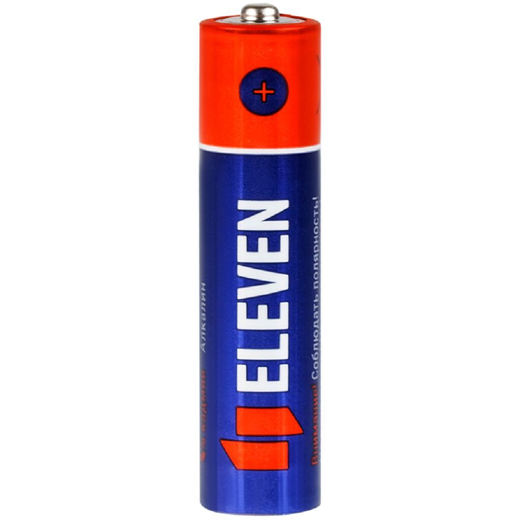 Батарейка Eleven AAA (LR03) алкалиновая, BC10, комплект 10шт
