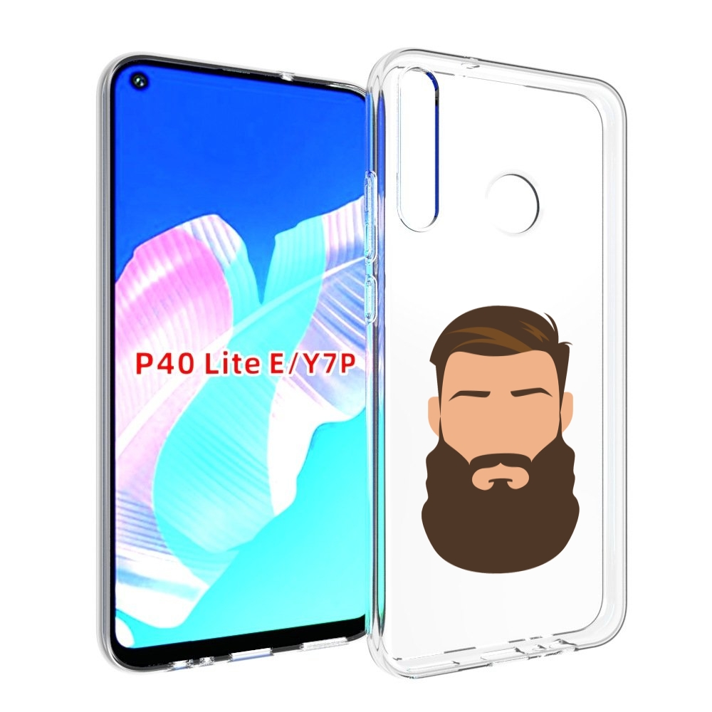 

Чехол бампер MyPads густая-борода для Huawei P40 Lite E, Прозрачный, Tocco
