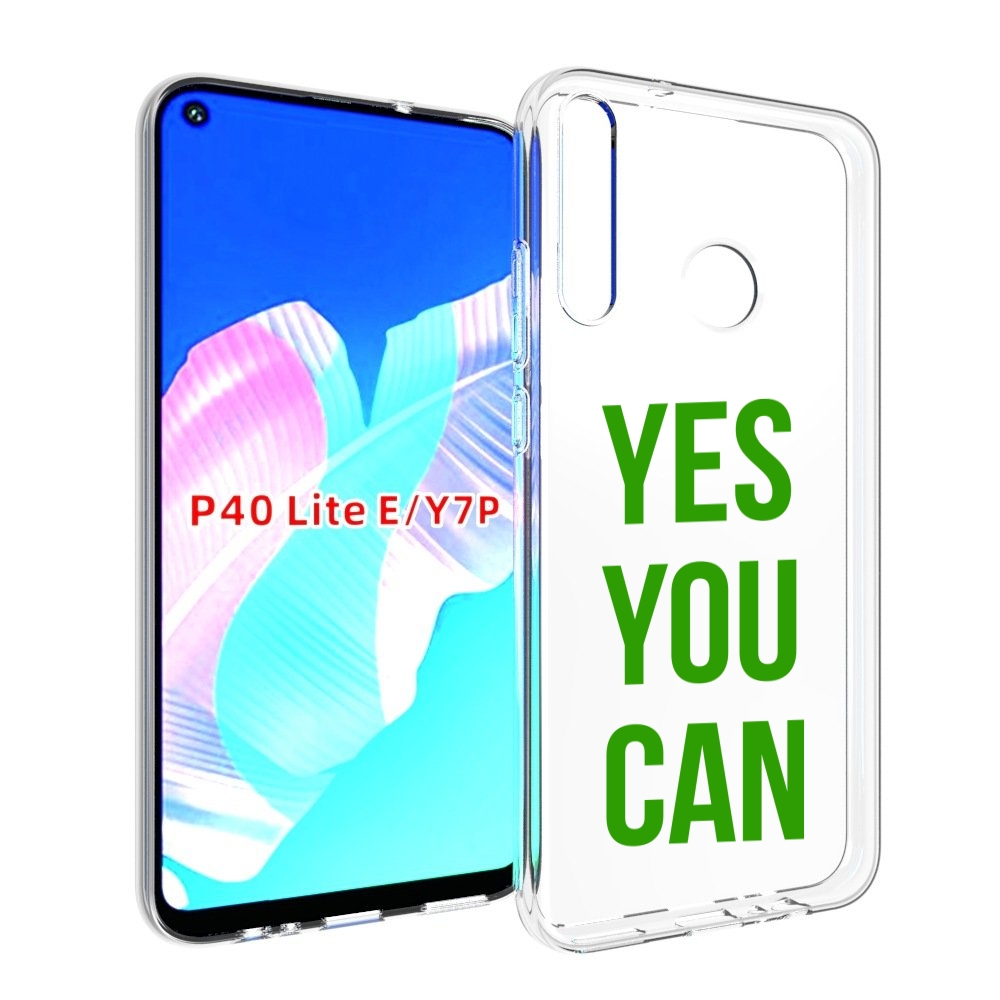 

Чехол бампер MyPads да-ты-можешь для Huawei P40 Lite E, Прозрачный, Tocco