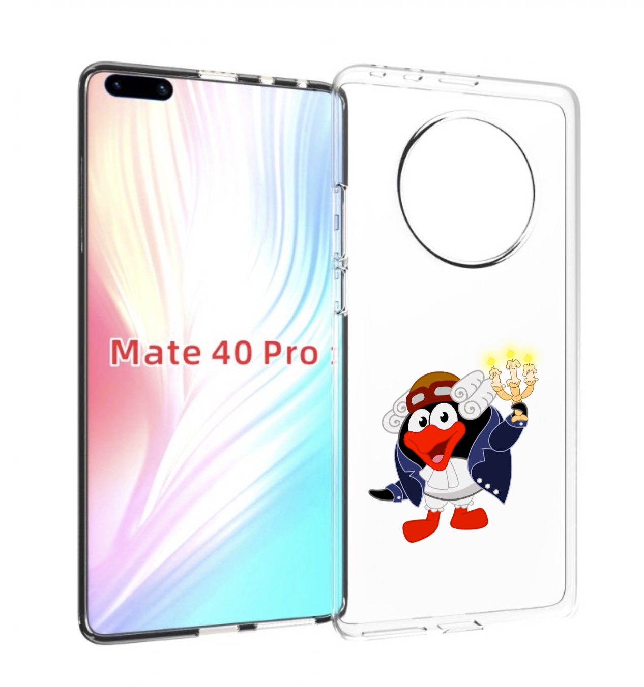 

Чехол MyPads пин-графф для Huawei Mate 40 Pro (NOH-NX9), Прозрачный, Tocco